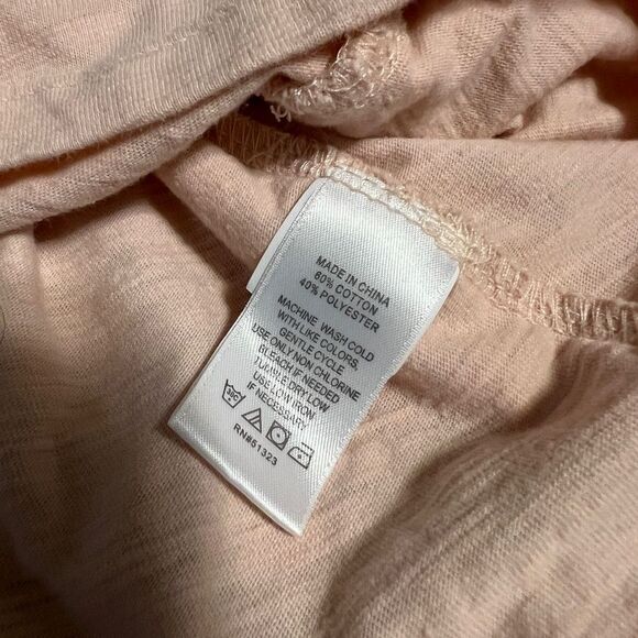 Ruffled Sleeve Blush Pink Top - Picture 3 of 4